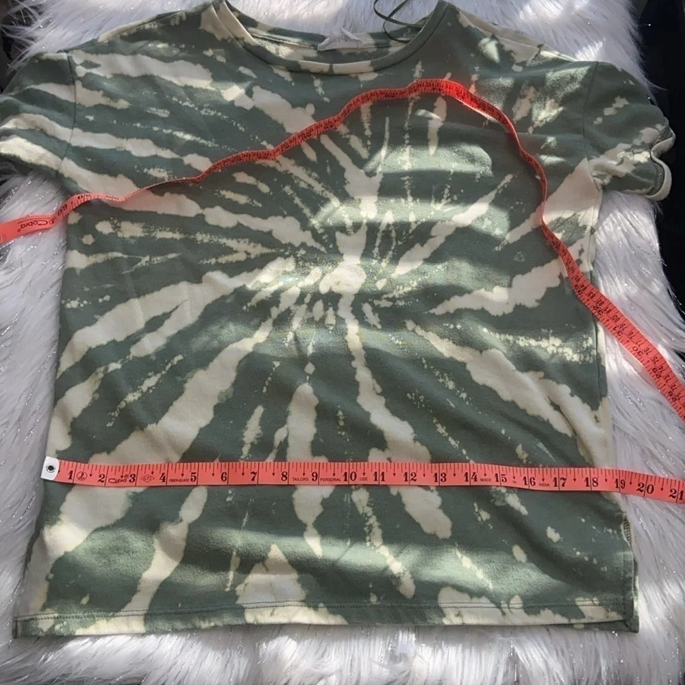 Olive & Oak size Small Terry Green Bleach Tie-Dye Sweatshirt - Picture 12 of 13